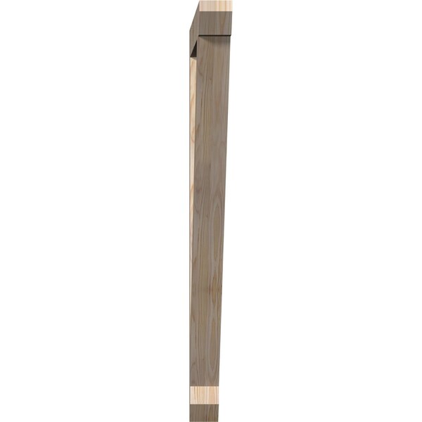 Traditional Slat Smooth Bracket, Douglas Fir, 3 1/2W X 42D X 48H